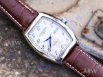 Perfect Replica Longines Stainless Steel Case Brown Leather Strap 40mm Men's Watch 